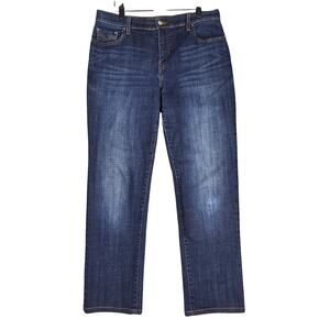 LEVI’S 505 STRAIGHT LEG JEANS – WOMEN’S – DARK WASH – SIZE 14 L/C – 30” INSEAM